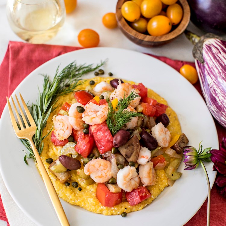 Picture of  Hampton+Hudson  Shrimp Caponata 